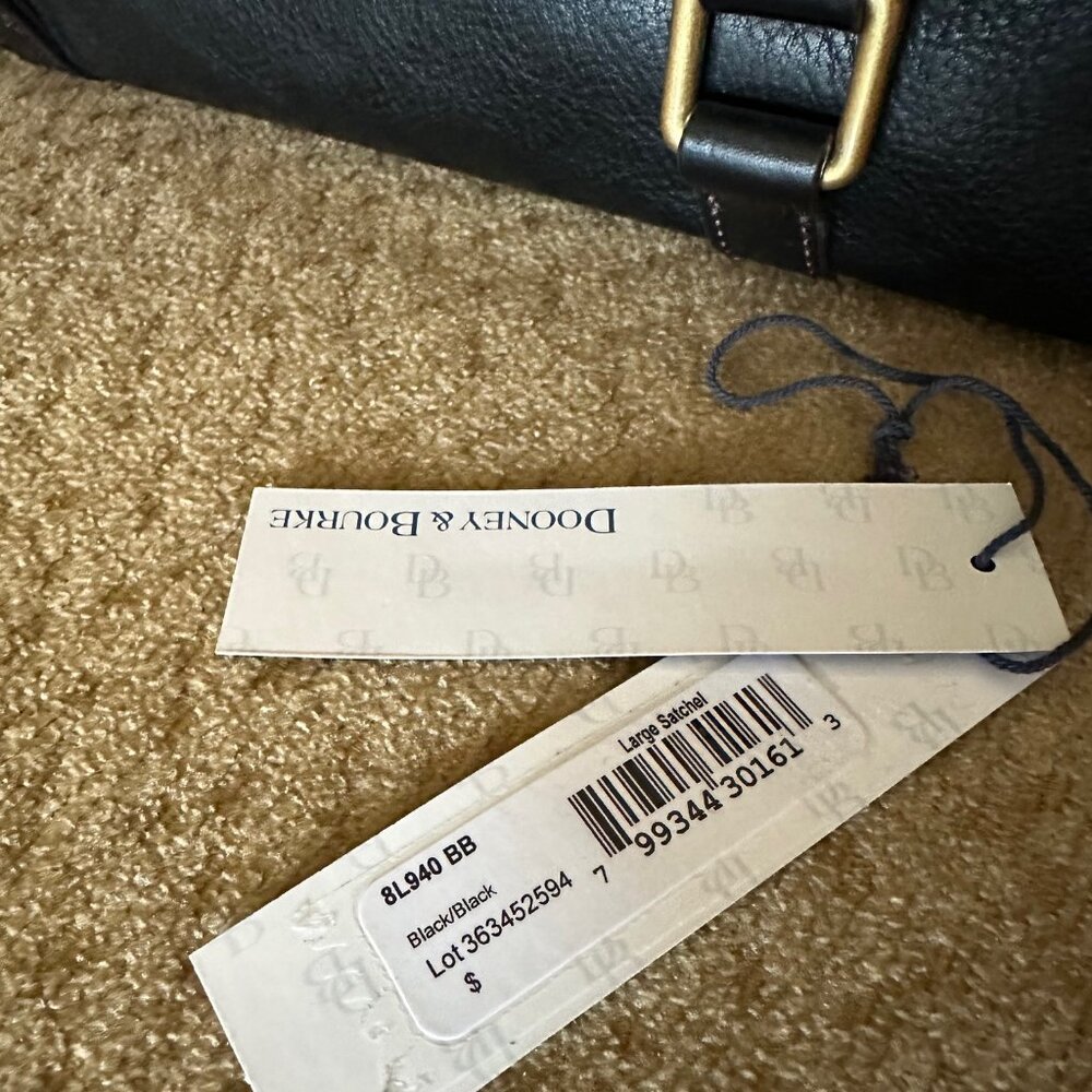 Dooney & Bourke Florentine Large Satchel in Black Leather - Picture 14 of 16